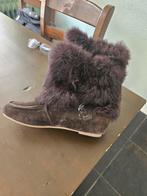 Warme Enkellaarsjes met Bont - Maat 39, Ophalen of Verzenden, Gedragen, Bruin, Lage of Enkellaarzen