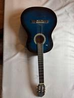 Akoestische Gitaar - Blauw, Muziek en Instrumenten, Snaarinstrumenten | Gitaren | Akoestisch, Ophalen, Gebruikt, Klassieke of Spaanse gitaar