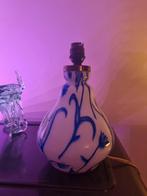 Murano Lampenvoet Wit/Blauw - kleur-echt, niet beschilderd, Antiek en Kunst, Antiek | Lampen, Ophalen of Verzenden