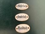 Emaille Plaatjes voor in de keuken, Antiek en Kunst, Antiek | Emaille, Verzenden