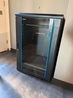 Serverkast Alfaco 19 inch 18U 600x600x900 hangkast z.g.a.n., Computers en Software, Serverkasten, Ophalen of Verzenden, Zo goed als nieuw