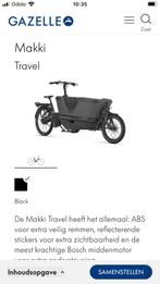 Gazelle Makki Travel 2025 Laagste Prijs!!, Fietsen en Brommers, Fietsen | Bakfietsen, Ophalen, 3 kinderen, Gazelle, Nieuw