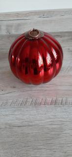 Vintage heksenbal rood, Kerstbal rood, Ophalen of Verzenden, Zo goed als nieuw