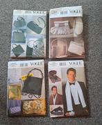 4 Vogue patronen voor tassen en heren-accessoires, Hobby en Vrije tijd, Kledingpatronen, Overige merken, Overige typen, Vrouw