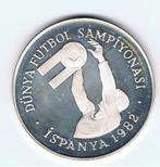 18-1442 Turkije 500 lire 1982, voetbal, Midden-Oosten, Zilver, Losse munt, Verzenden