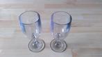 2 kunststof wijnglazen, Ophalen of Verzenden, Zo goed als nieuw, Overige typen