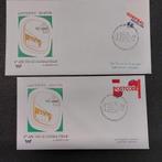 2 x Luchthaven Schiphol 17e dag van de aerofilatelie 1978