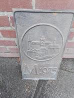 Zware bronzen plaquette , monument ?, Ophalen of Verzenden