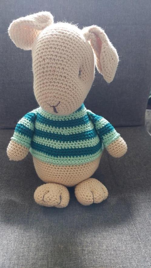 gehaakte knuffel, Kinderen en Baby's, Speelgoed | Knuffels en Pluche, Nieuw, Konijn, Ophalen of Verzenden