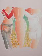 Naakt erotiek De Drie Gratieen lithografie 1983, Verzenden