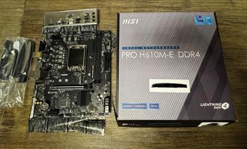MSI PRO H610M-E DDR4 Moederbord LGA-170” beschikbaar voor biedingen