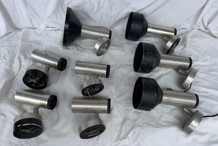 Philips | spots | plafondlamp | 8 stuks | Lot, Huis en Inrichting, Lampen | Spots, Gebruikt, Plafondspot of Wandspot, Metaal of Aluminium