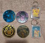 4x Pokemon Munten + 2x Pokemon Sleutelhangers, Ophalen of Verzenden, Zo goed als nieuw, Overige typen