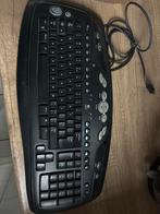 Gratis Logitech Toetsenbord, Computers en Software, Toetsenborden, Gebruikt, Multimediatoetsen, Ophalen of Verzenden, Qwerty