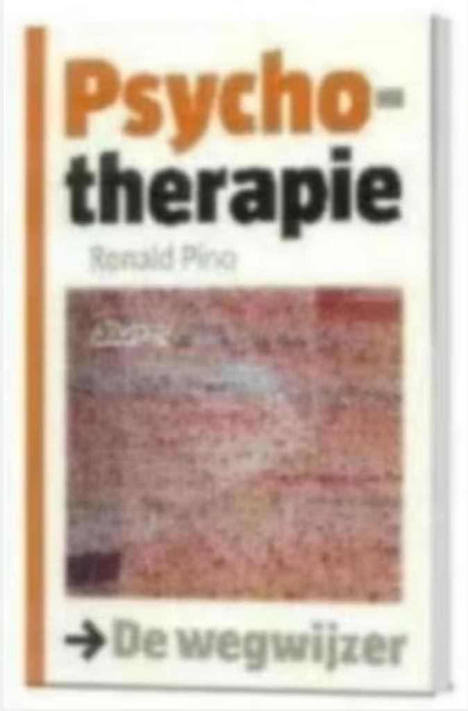 Psychotherapie De wegwijzer (Ronald Pino), Boeken, Ophalen of Verzenden, Zo goed als nieuw, Ontwikkelingspsychologie