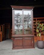 Eikenhouten notariskast | Hoge statige buffetkast #2413, Huis en Inrichting, Kasten | Buffetkasten, Niet ingevuld, 100 tot 150 cm