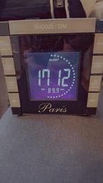 Bigben RR70 Kubus - Wekkerradio met Projectie - FM radio - P, Ophalen of Verzenden, Zo goed als nieuw, Digitaal