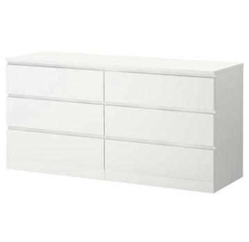 Witte malm kast 6 lades beschikbaar voor biedingen