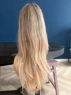 Haarstuk Extenions Pruik echt haar, Sieraden, Tassen en Uiterlijk, Uiterlijk | Haarverzorging, Verzenden, Zo goed als nieuw, Pruik of Haarverlenging