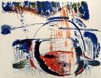 Zeefdruk Wessel Couzijn, abstracte compositie, Antiek en Kunst, Ophalen of Verzenden