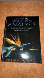 A friendly introduction to analysis second edition, Boeken, Ophalen of Verzenden, Gelezen, Witold A.J Kosmala