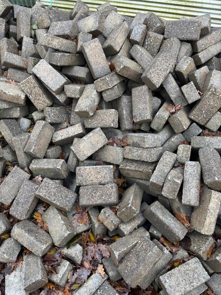 Gebruikte Klinkers - Ophalen!, Tuin en Terras, Tegels en Klinkers, Gebruikt, Klinkers, Beton, 10 m² of meer, Ophalen