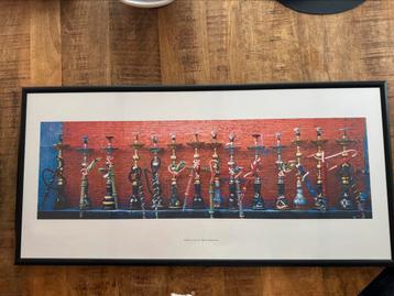 Shisha café, by gregg sedgwick poster in lijst  beschikbaar voor biedingen