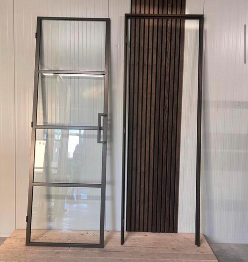 NIEUW Enkele stalen scharnierdeur 862x2499mm inbouwmaat, Doe-het-zelf en Verbouw, Deuren en Horren, Nieuw, Binnendeur, 215 cm of meer