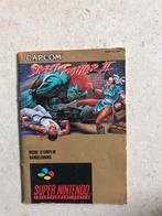 Handleiding manual streetfighter 2 snes fah, Ophalen of Verzenden, Zo goed als nieuw