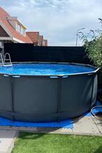 Bestway Zwembad 366x100cm + Pomp & Fontein, Ophalen, Gebruikt, 80 tot 120 cm, Rond