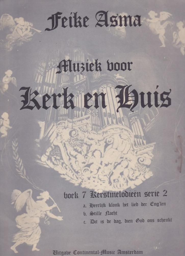 FEIKE ASMA - BOEK 7 - KERSTMELODIEEN - SERIE 2, Muziek en Instrumenten, Bladmuziek, Gebruikt, Artiest of Componist, Populair, Ophalen of Verzenden