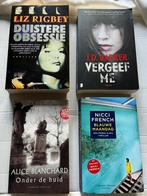 Vier spannende thrillers Rigbey, Barker, Blanchard en French, Boeken, Ophalen of Verzenden, Zo goed als nieuw, Nederland