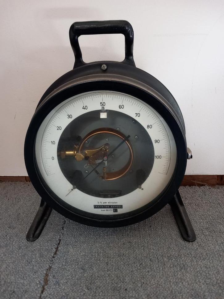 bourdon manometer, Doe-het-zelf en Verbouw, Meetapparatuur, Gebruikt, Druk, Ophalen of Verzenden