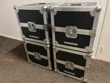 4x Magma LP Case 100 SP / Flight Cases / Platenkoffers beschikbaar voor biedingen
