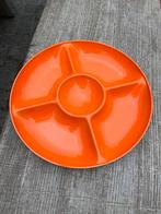 Oranje hapjes schaal vintage jaren 70 space age €4,00, Ophalen of Verzenden, Huis en Inrichting