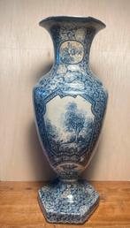 Peterselie vaas maastrichts blauw, Antiek en Kunst, Ophalen of Verzenden