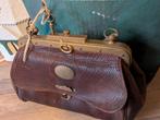 Antieke handtas incl koperen slot, Antiek en Kunst, Antiek | Kleding en Accessoires, Ophalen of Verzenden, Dames, Overige merken