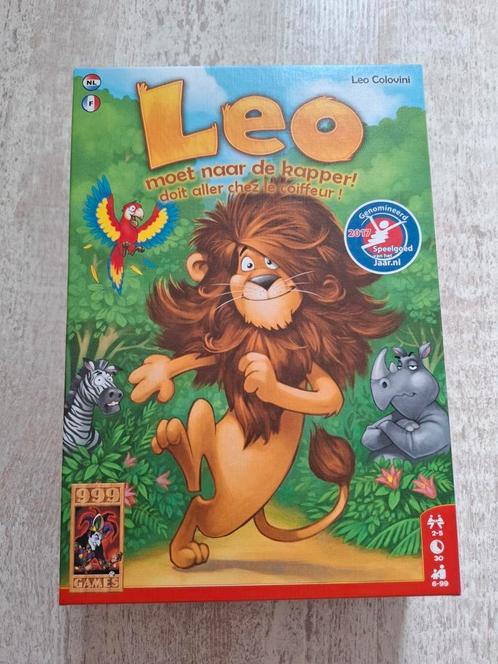 Leuk spel LEO moet naar de kapper, Hobby en Vrije tijd, Gezelschapsspellen | Bordspellen, Zo goed als nieuw, Een of twee spelers