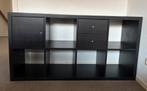 Kallax Kast Ikea, zwartbruin, 77x147cm, Huis en Inrichting, Kasten | Wandmeubels, Ophalen, Overige materialen, 150 tot 200 cm