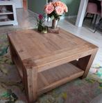 Stevige salontafel, hout, 72x72x42 MOET DEZE WEEK WEG, Huis en Inrichting, Tafels | Salontafels, Ophalen, 50 tot 100 cm, Vierkant