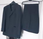 Donker blauw kostuum, Kleding | Heren, Kostuums en Colberts, Ophalen of Verzenden, Zo goed als nieuw, Maat 52/54 (L), Blauw
