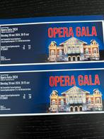 2 tickets Opera Gala 28 mei 2024 rang 1+, Tickets en Kaartjes, Concerten | Klassiek, Mei, Twee personen