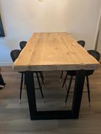 Tafel, Huis en Inrichting, Tafels | Eettafels, Ophalen, 100 tot 150 cm, Eikenhout, 200 cm of meer