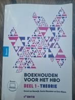Boekhouden voor het hbo deel 1 theorie, Ophalen of Verzenden, Beta, Zo goed als nieuw, HBO
