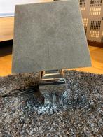 Tafellamp zilver/grijs, Minder dan 50 cm, Ophalen of Verzenden, Zo goed als nieuw