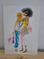 Illustratie van ecoline, Ophalen of Verzenden