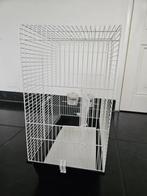 witte vogelkooi, amper gebruikt, perfecte staat, Ophalen, Zo goed als nieuw, Metaal, Vogelkooi