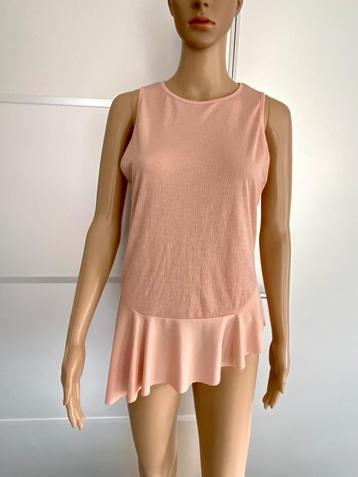 H400 Zara maat M=38/40 top blouse zalm-roze beschikbaar voor biedingen