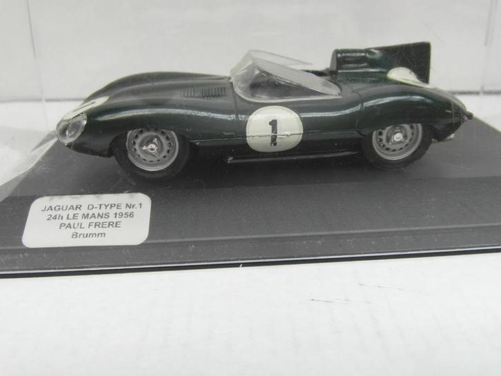 Jaguar D Type  nr. 1   Le Mans 1956  Brumm  1:43, Hobby en Vrije tijd, Modelauto's | 1:43, Gebruikt, Auto, Overige merken, Ophalen of Verzenden