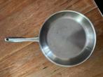 Zware kwaliteit RVS braadpan Fissler 30cm Demeyer de Buyer, Ophalen of Verzenden, Gebruikt, Rvs, Koekenpan of Braadpan